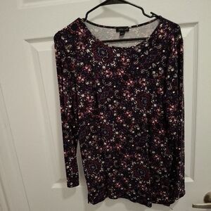 3/$15 J Jill Size PM‎ Multi-color Floral Print Paisley Print Boho Casual Top